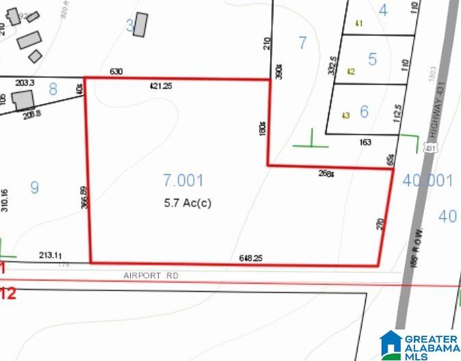 5.7 acres HIGHWAY 431-9